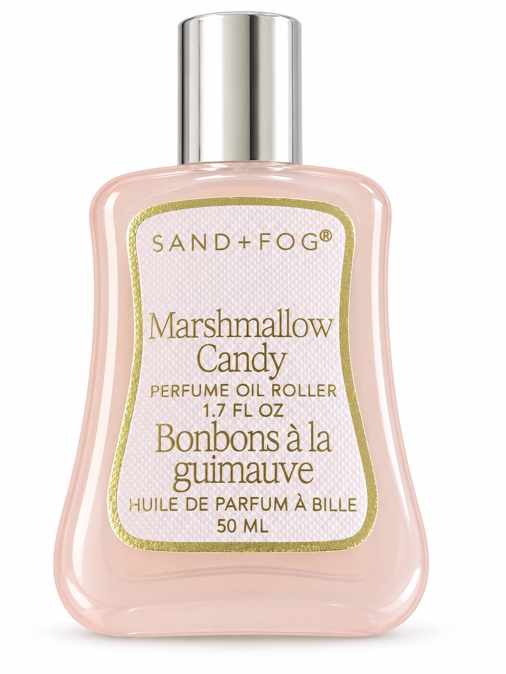 SAND+FOG Marshmallow Candy Perfume Oil Roller — Soft Pink